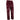 Calvere Furs Men's Mink Sections Pants in Burgundy