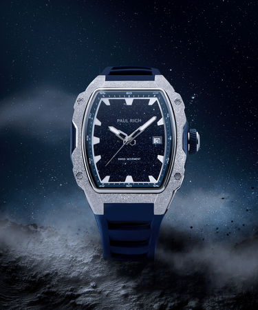 Paul Rich US Astro Lunar Silver Steel Watch