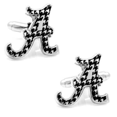 NCAA University of Alabama Houndstooth Cufflinks