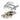 NFL Baltimore Ravens Cufflinks and Shield Tie Bar Gift Set in #color_