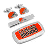 NFL Cleveland Browns 3-Piece Cushion Gift Set in #color_