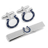 NFL Indianapolis Colts Cufflinks and Tie Bar Gift Set in #color_