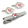 NFL Kansas City Chiefs Cufflinks and Tie Clip Gift Set in #color_