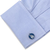 MLB LA Dodgers Cufflinks and Tie Bar Gift Set