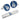 MLB LA Dodgers Cufflinks and Tie Bar Gift Set in #color_