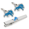 NFL Detroit Lions Cufflinks and Tie Clip Gift Set in #color_