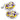 NCAA LSU Tiger's Eye Cufflinks and Tie Bar Gift Set in #color_