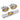 NCAA LSU Tiger's Eye Cufflinks and Tie Bar Gift Set in #color_