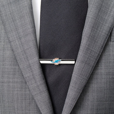 NFL Miami Dolphins Cufflinks and Tie Clip Gift Set