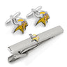 NFL Minnesota Vikings Cufflinks and Tie Clip Gift Set in #color_