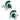 NCAA Michigan State Spartans Cufflinks and Tie Bar Gift Set in #color_