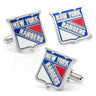 NHL New York Rangers Cufflinks and Lapel Pin Gift Set in #color_