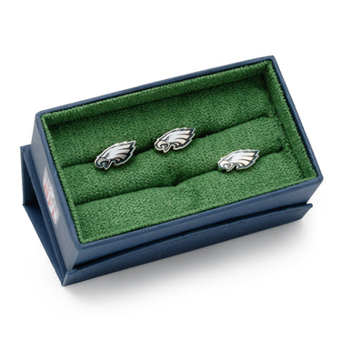 NFL Philadelphia Eagles Cufflinks and Lapel Pin Gift Set