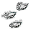NFL Philadelphia Eagles Cufflinks and Lapel Pin Gift Set in #color_