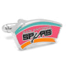 NBA San Antonio Spurs Retro Cufflinks in #color_