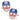 MLB Chicago Cubs Sugar Skull Cufflinks & Lapel Pin Gift Set in #color_