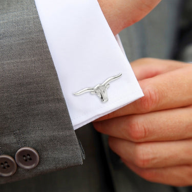 Longhorn Steer Cufflinks