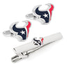 NFL Houston Texans Cufflinks and Tie Clip Gift Set in #color_