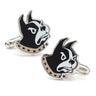 NCAA Wofford College Terrier Mascot Cufflinks in #color_