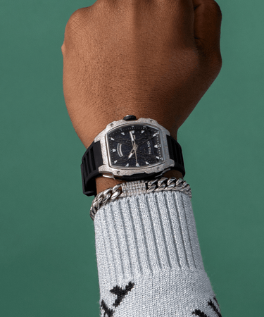 Paul Rich US Astro Day Date Abyss Silver Watch