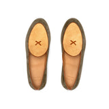 Men's Olive Textured Tan Milano Loafer