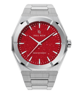 Paul Rich US Star Dust II Silver Red Watch