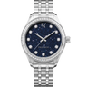Paul Rich US Crystelle Silver Blue Aventurine Watch in #color_