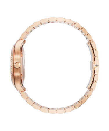 Paul Rich US Crystelle Rose Gold Silver Watch