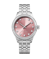 Paul Rich US Crystelle Silver Pink Dress Watch