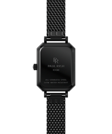 Paul Rich US Icon Black Steel Luxury Watch