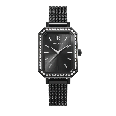 Paul Rich US Icon Black Steel Luxury Watch