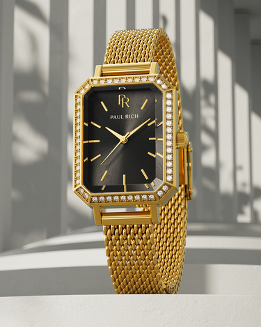 Paul Rich US Icon Gold Black Luxury Watch