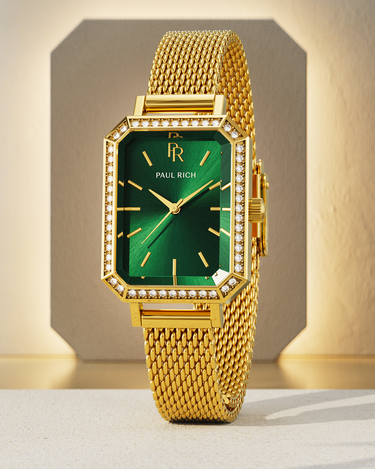 Paul Rich US Icon Gold Green Luxury Watch