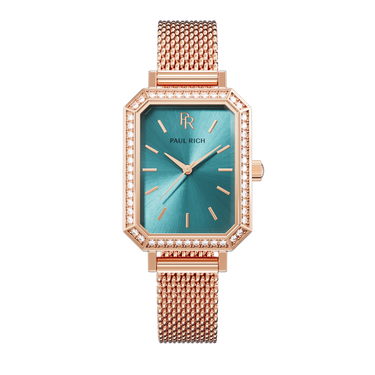 Paul Rich US Icon Rose Gold Turquoise Watch
