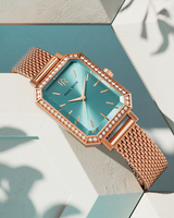 Paul Rich US Icon Rose Gold Turquoise Watch