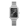 Paul Rich US Icon Silver Black Steel Watch in #color_