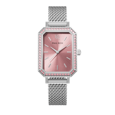 Paul Rich US Icon Silver Pink Luxury Watch