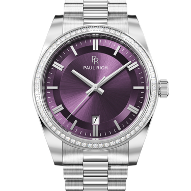 Paul Rich US Legacy Silver Plum Dress Watch