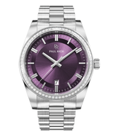 Paul Rich US Legacy Silver Plum Dress Watch