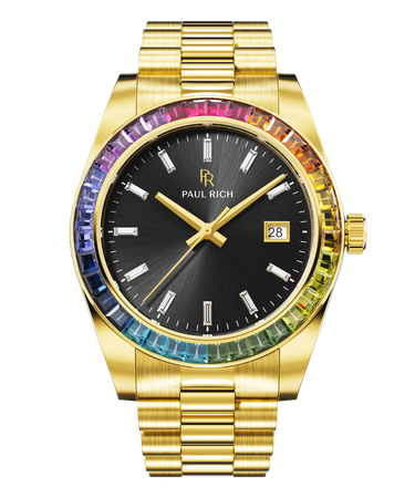 Paul Rich US Limited Rainbow Legacy Gold Watch