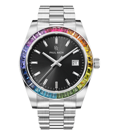 Paul Rich US Rainbow Legacy Silver Quartz Watch