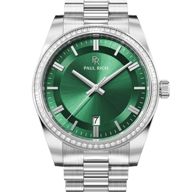 Paul Rich US Legacy Silver Green Dress Watch