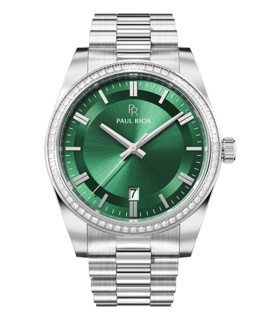 Paul Rich US Legacy Silver Green Dress Watch