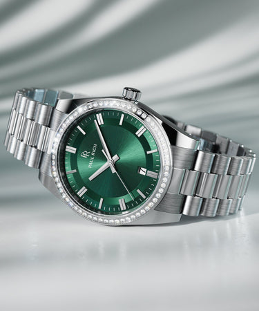 Paul Rich US Legacy Silver Green Dress Watch