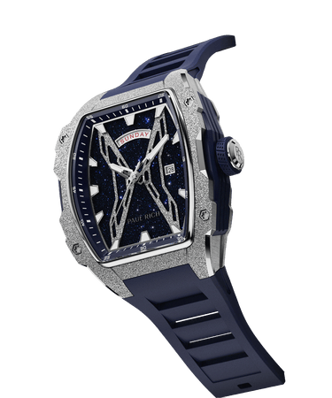 Paul Rich US Astro Day Date Lunar Silver Watch