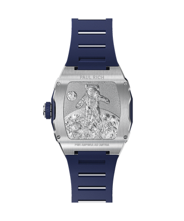 Paul Rich US Astro Lunar Silver Steel Watch
