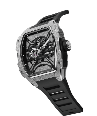 Paul Rich US Astro Skeleton Abyss Silver Watch