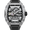 Paul Rich US Diamond Astro Skeleton Silver Watch