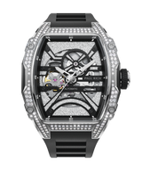 Paul Rich US Diamond Astro Skeleton Silver Watch