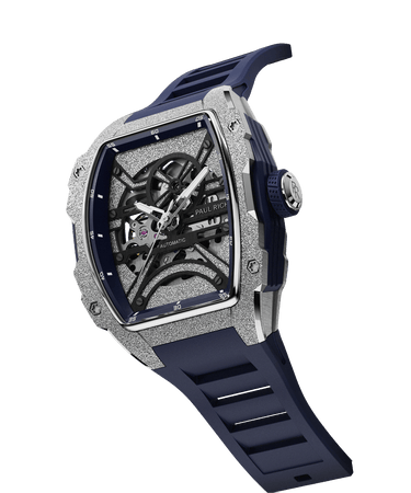 Paul Rich US Astro Skeleton Lunar Silver Watch